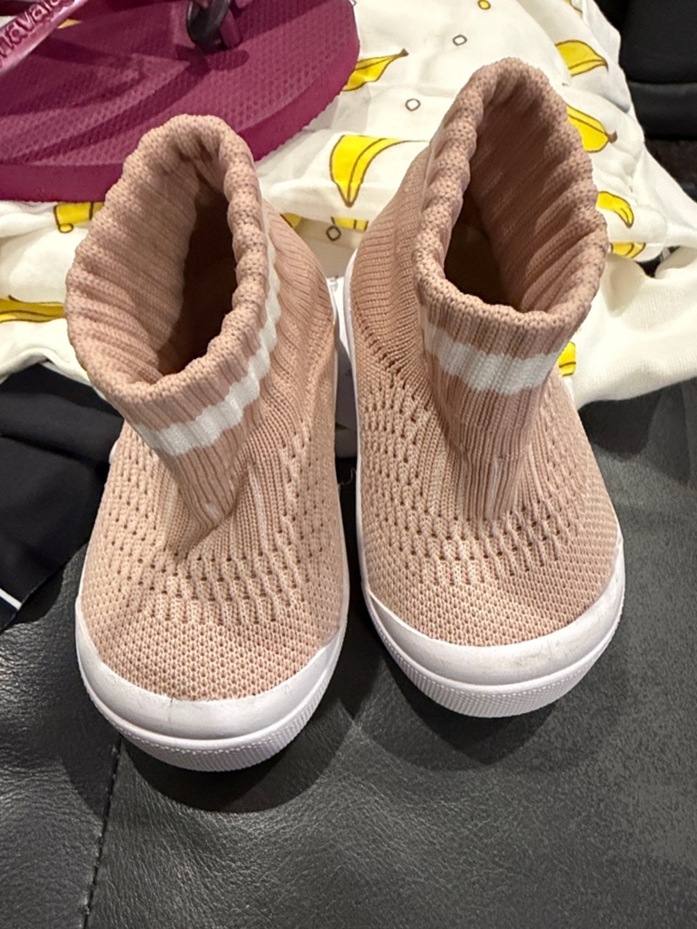 Stretch Knit Sock Sneakers for Toddlers - Pink